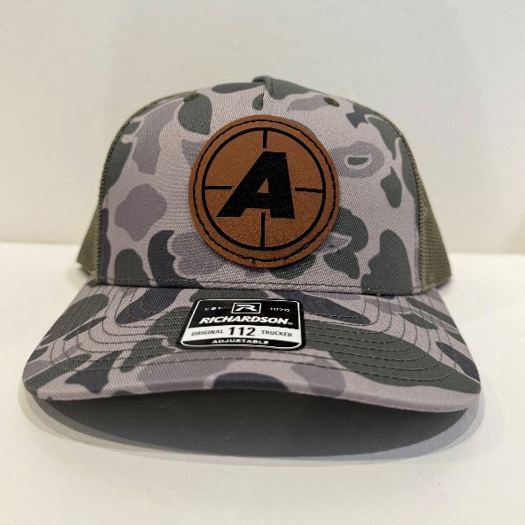 GOING FAST!! Camo Leather Logo AccuTrans Hat